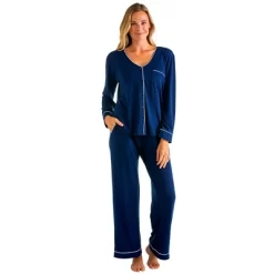 Softies Women's Ankle PJ Set With Contrast Piping 20 Softies Women's Ankle PJ Set With Contrast Piping -Women Sale Shop GUEST fb54a66c a4a1 4af9 adf3 892ebb3c75df