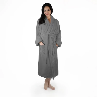 Women's Ultra-Absorbent Cotton Bathrobe By Blue Nile Mills 10 Women's Ultra-Absorbent Cotton Bathrobe By Blue Nile Mills - Image 9