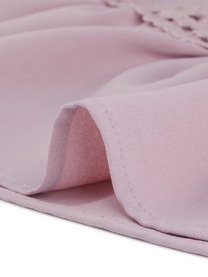 Agnes Orinda Women's Plus Size Elegant Short Sleeve Tie Waist Ruffle Hem At Kness Dresses 7 Agnes Orinda Women's Plus Size Elegant Short Sleeve Tie Waist Ruffle Hem At Kness Dresses - Image 5