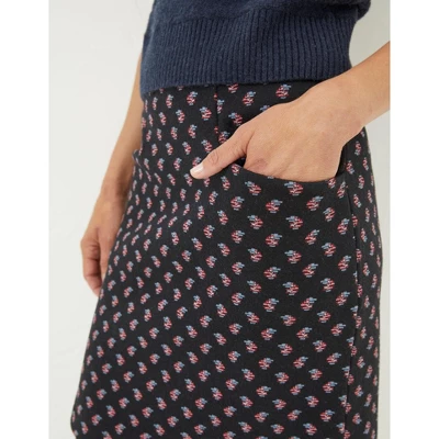 FatFace Womens Black Jennie Floral Geo Jersey Skirt 3 FatFace Womens Black Jennie Floral Geo Jersey Skirt